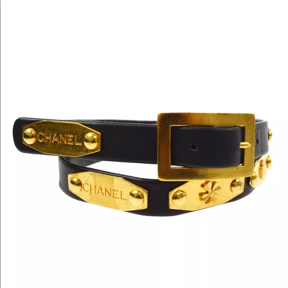 Chanel Camellia flower 18k gold plated belt - Picture 1 of 8